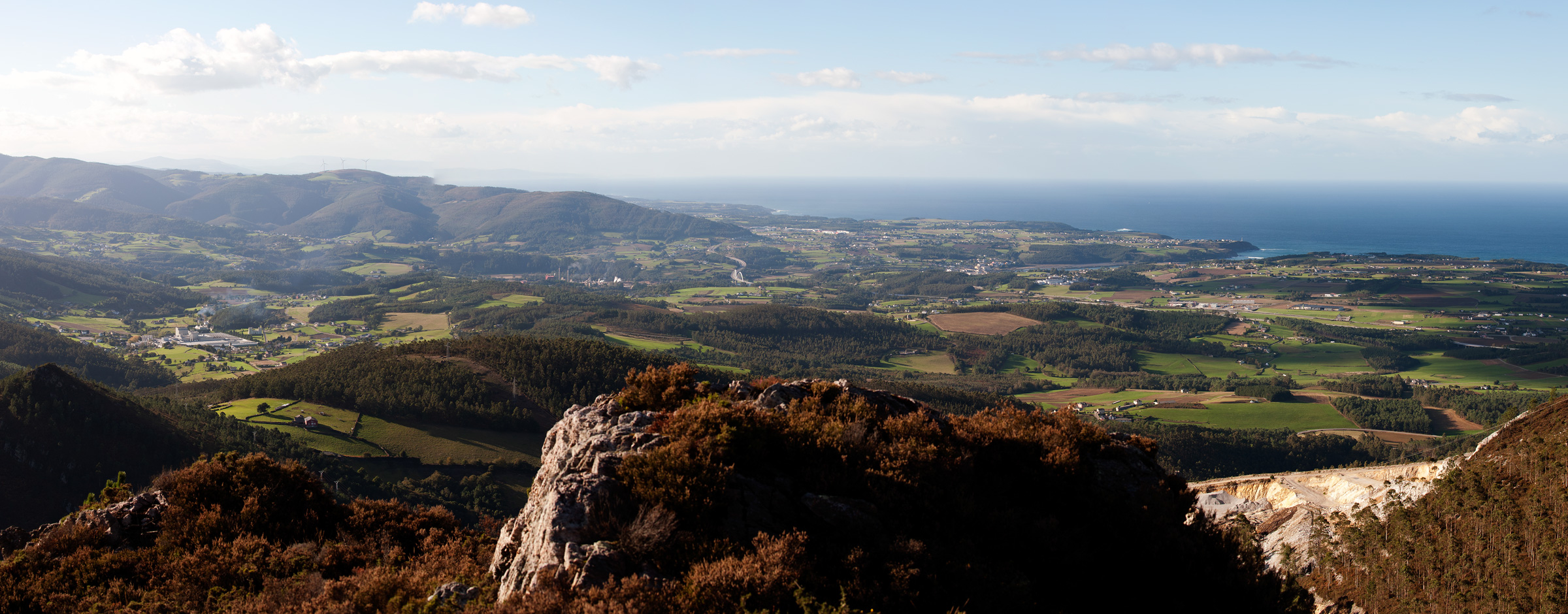 Desde el acantilado...