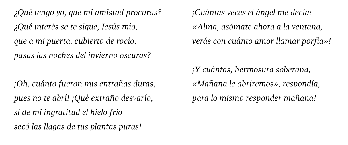 Poema de Lope de Vega