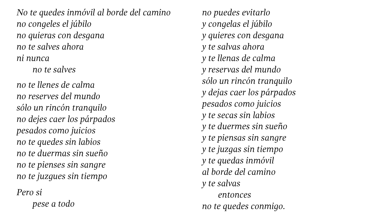 No te salves - Mario Benedetti